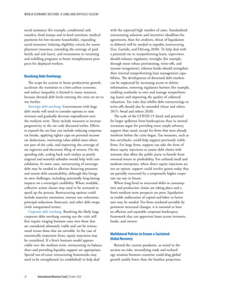 World economic outlook, october 2020