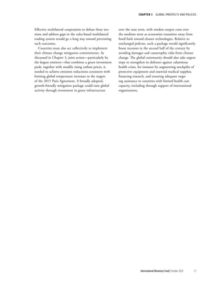 World economic outlook, october 2020