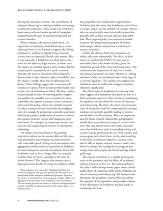 World economic outlook, october 2020