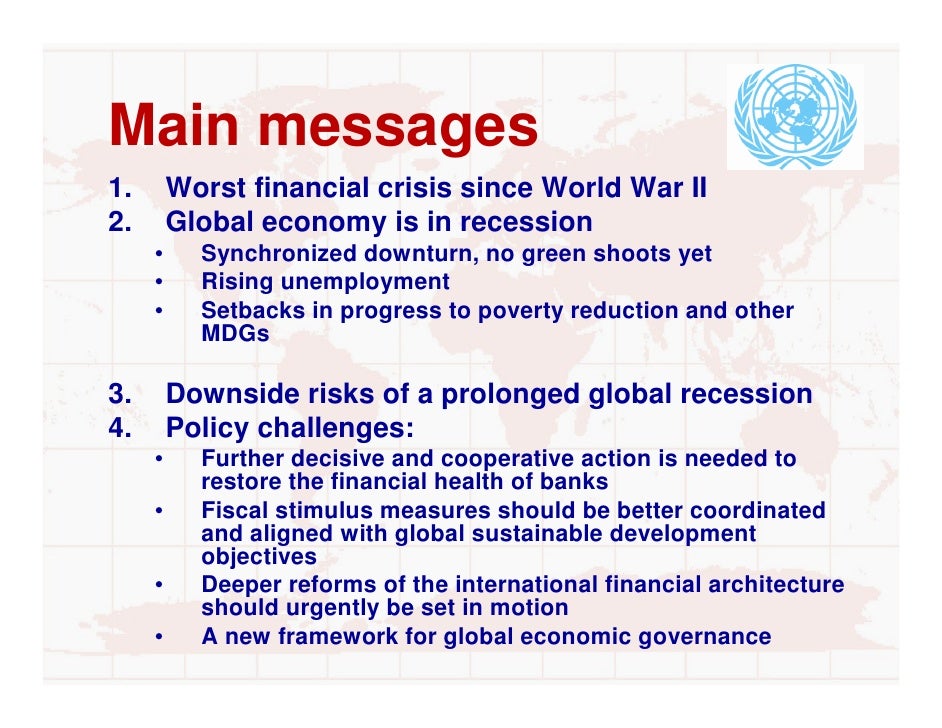 World Economic Situation And Prospects 2009 2010 - 