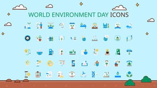 WORLD ENVIRONMENT DAY ICONS
 