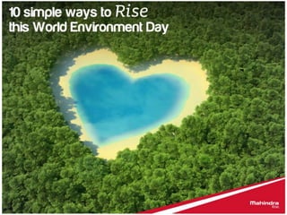 10 ways you can Rise this World Environment Day