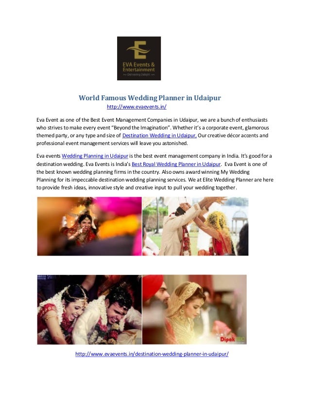 World Famous Wedding Planner In Udaipur