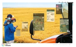 ©2017 Kubota Corporation All Rights Reserved. 16
最小限の事業立ち上げに向けての計画
自動走行トラクタ
クラウドサービス
国内普及
農業機械の完全自動化
クラウドサービス
海外展開
モミコ開発
World Farm
Project
2017 2025 2030
 