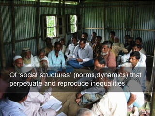 Gender Transformative Approaches: Strategies and Emerging Outcomes