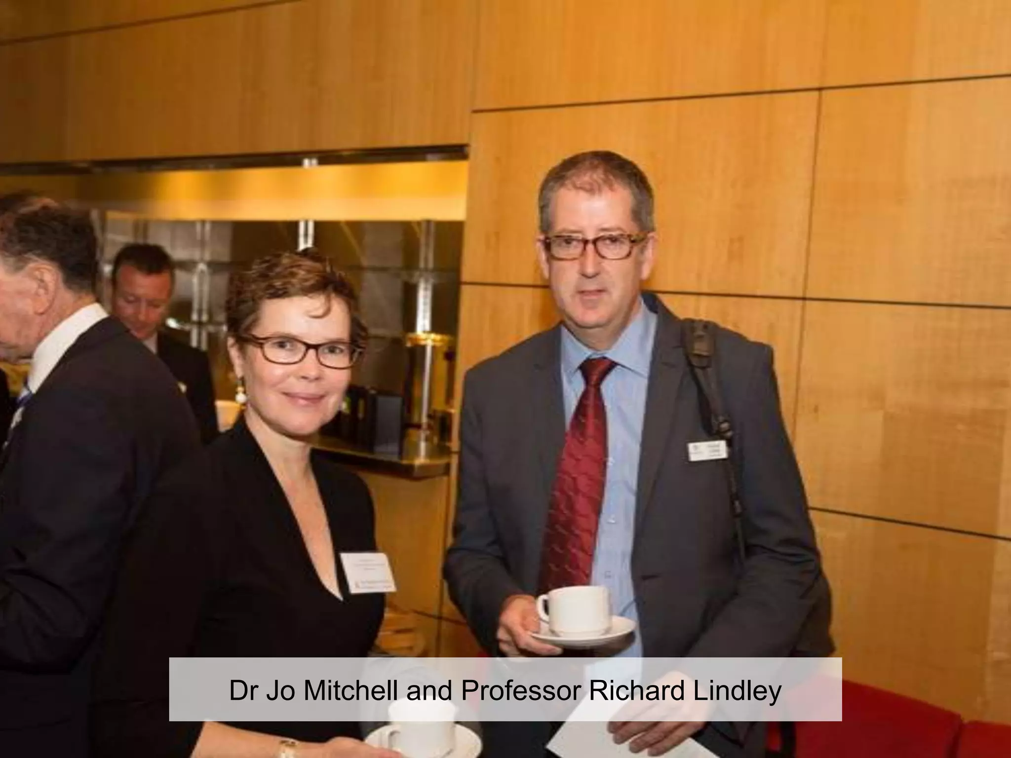 Dr Jo Mitchell and Professor Richard Lindley
 