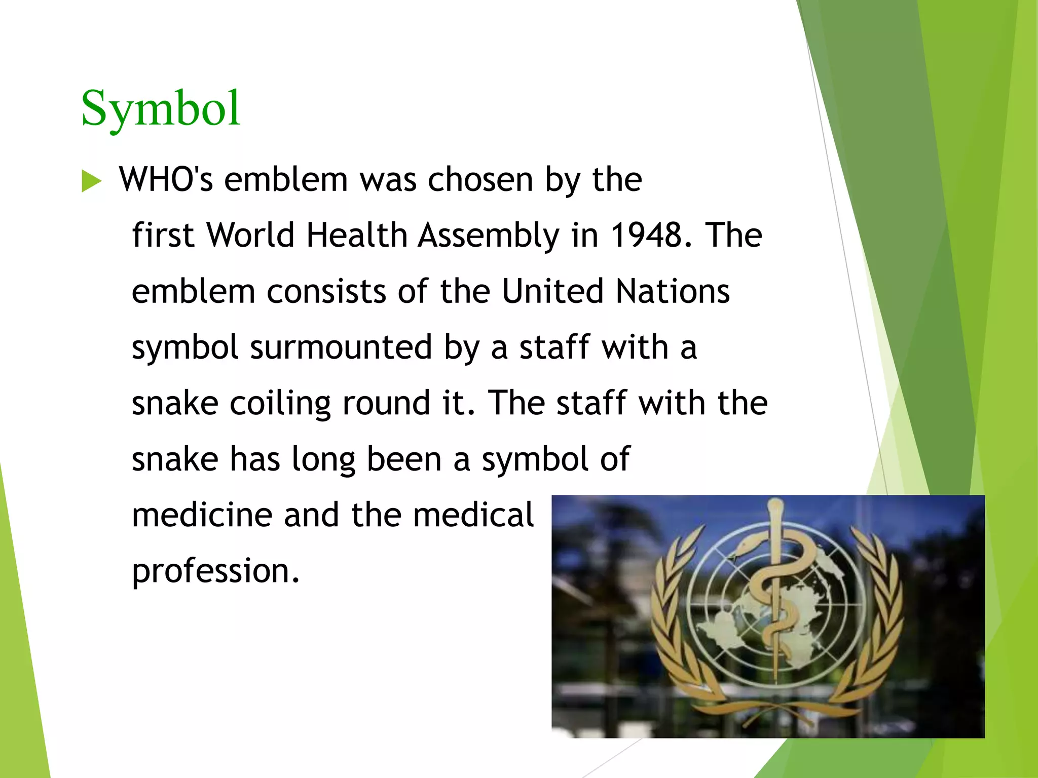 WORLD HEALTH ORGANIZATION | PPTX