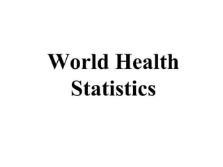World Health Statistics 