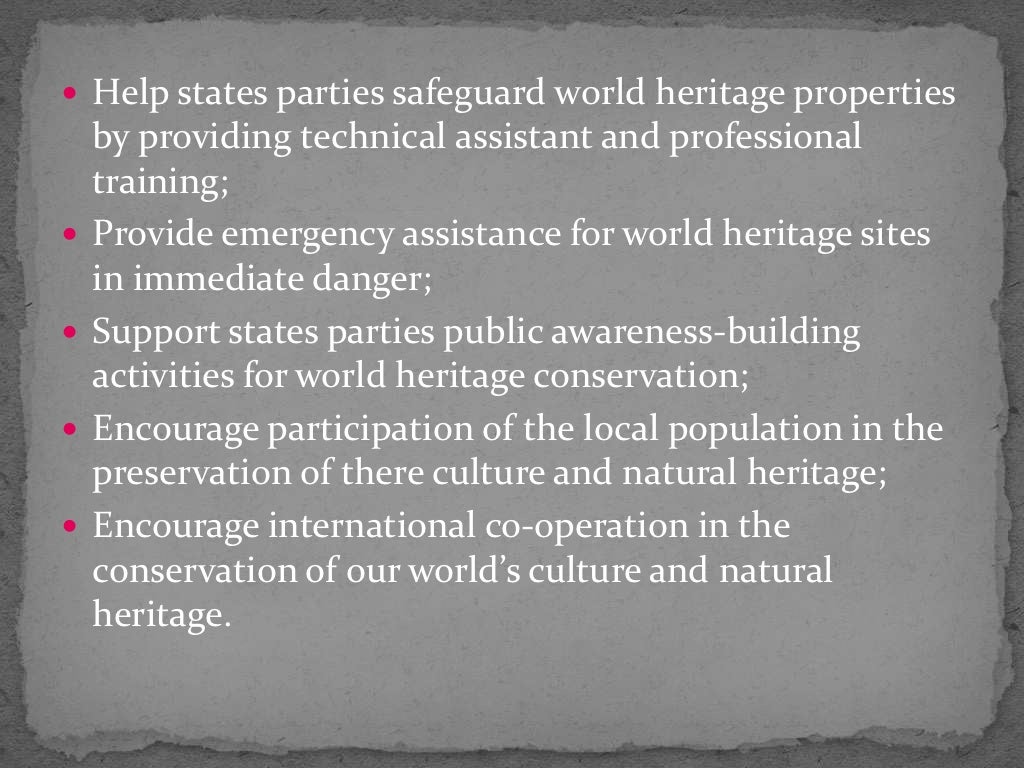 World Heritage Convention