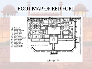 ROOT MAP OF RED FORT
 