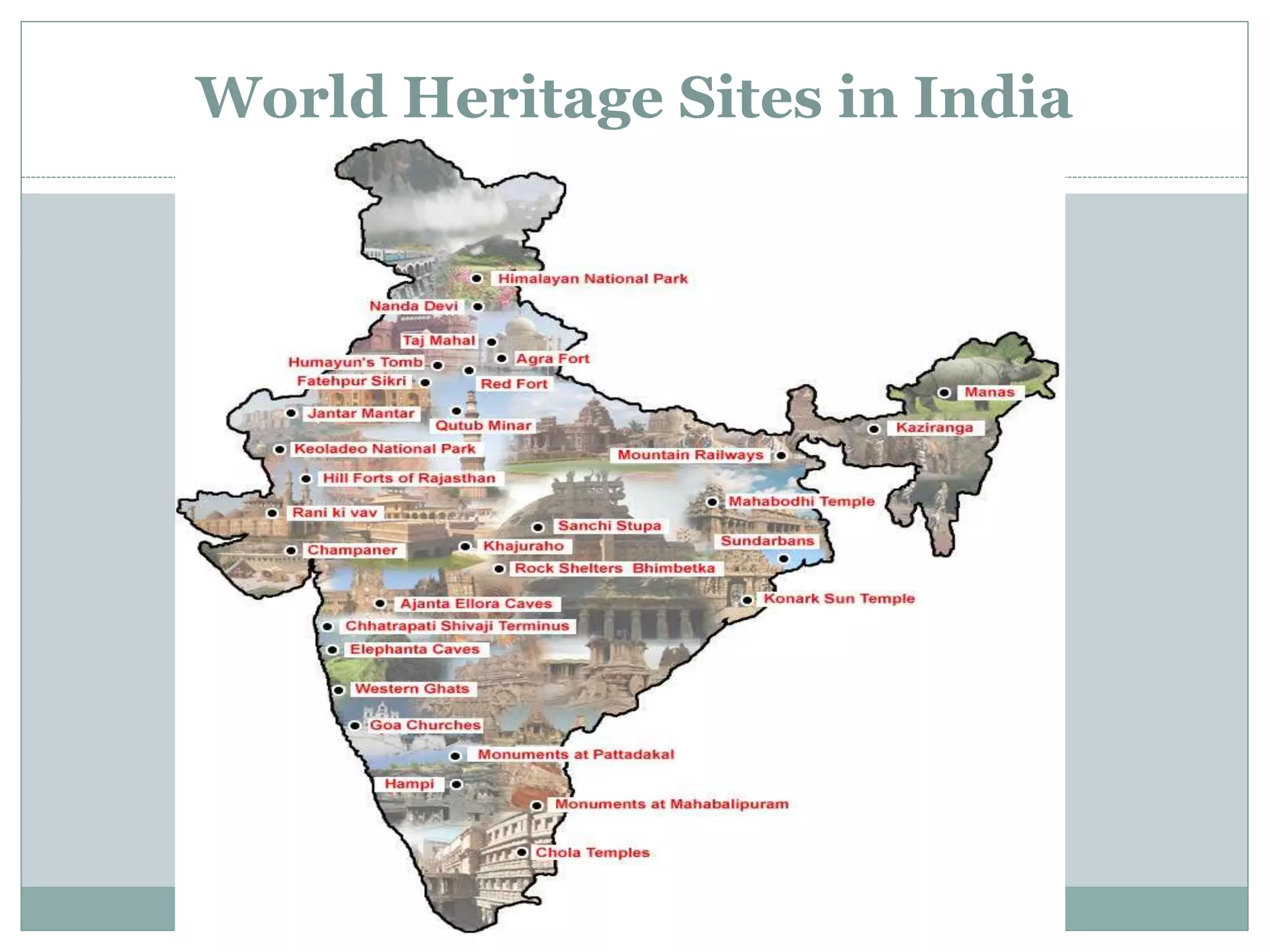 World heritage sites in india 2019 20 | PPT
