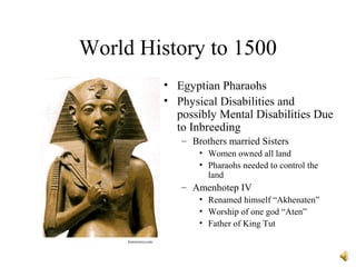 World history disability | PPT