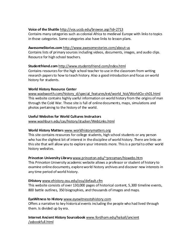Online historical documents timeline