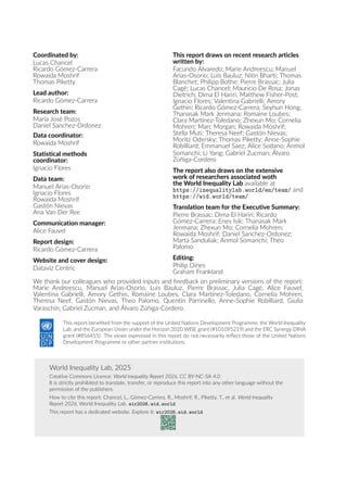 UNDP World Inequality Report 2026 Full Report | PDF