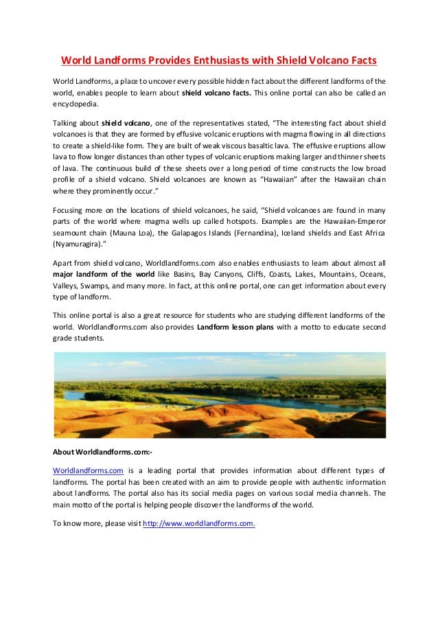 essay information on shield volcanoes Overview of fourth grade volcanoes week 1 pre: of shield volcanoes including kilauea and mauna loa on the island of hawaii ,which are two of the world’s. essay information on shield volcanoes Overview of fourth grade volcanoes week 1 pre: of shield volcanoes including kilauea and mauna loa on the island of hawaii ,which are two of the world’s.