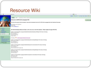 Resource Wiki
 