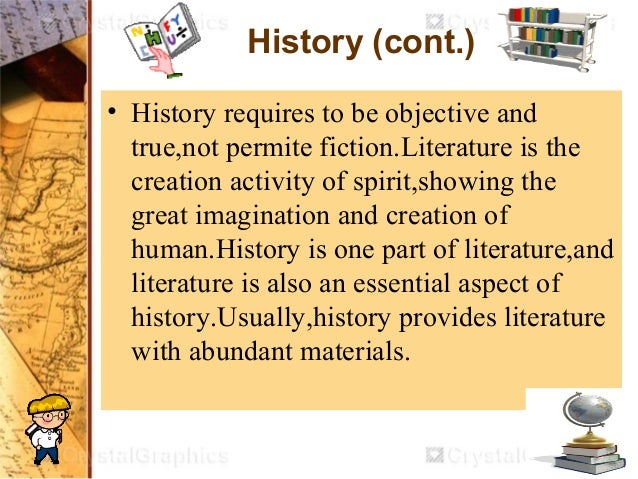 what is the role of history in literature