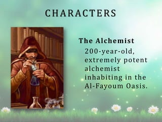 book report of the alchemist