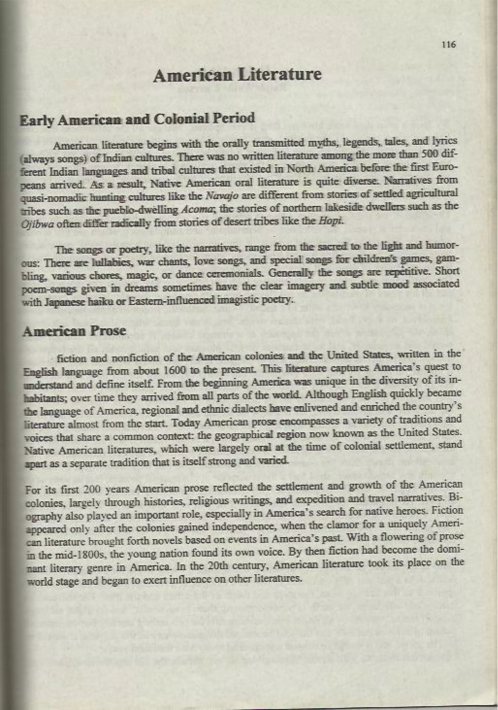 World literature/ Notes