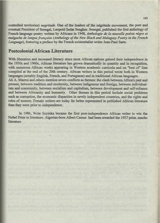 World literature/ Notes