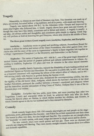 World literature/ Notes