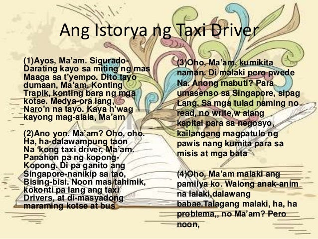 Singapore Ang Istorya Ng Taxi Driver Summary Singapore Ang Istorya Ng Taxi Driver Summary