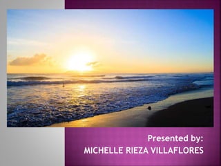 Presented by:
MICHELLE RIEZA VILLAFLORES
 
