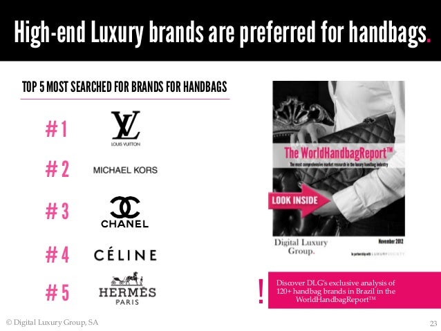 Luxury Handbag Brands Hierarchy Chart | semashow.com