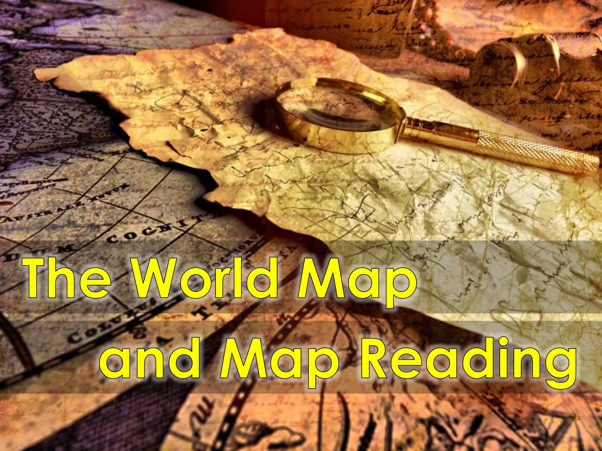 The Map, Map Reading and Principles of Geography - World Tourism