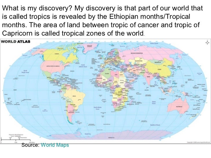 World Map That Shows Tropical Zones