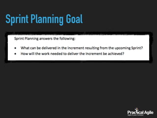 Sprint Planning Goal
 