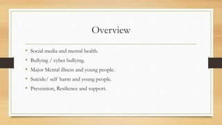 social media and mental health | PPTX