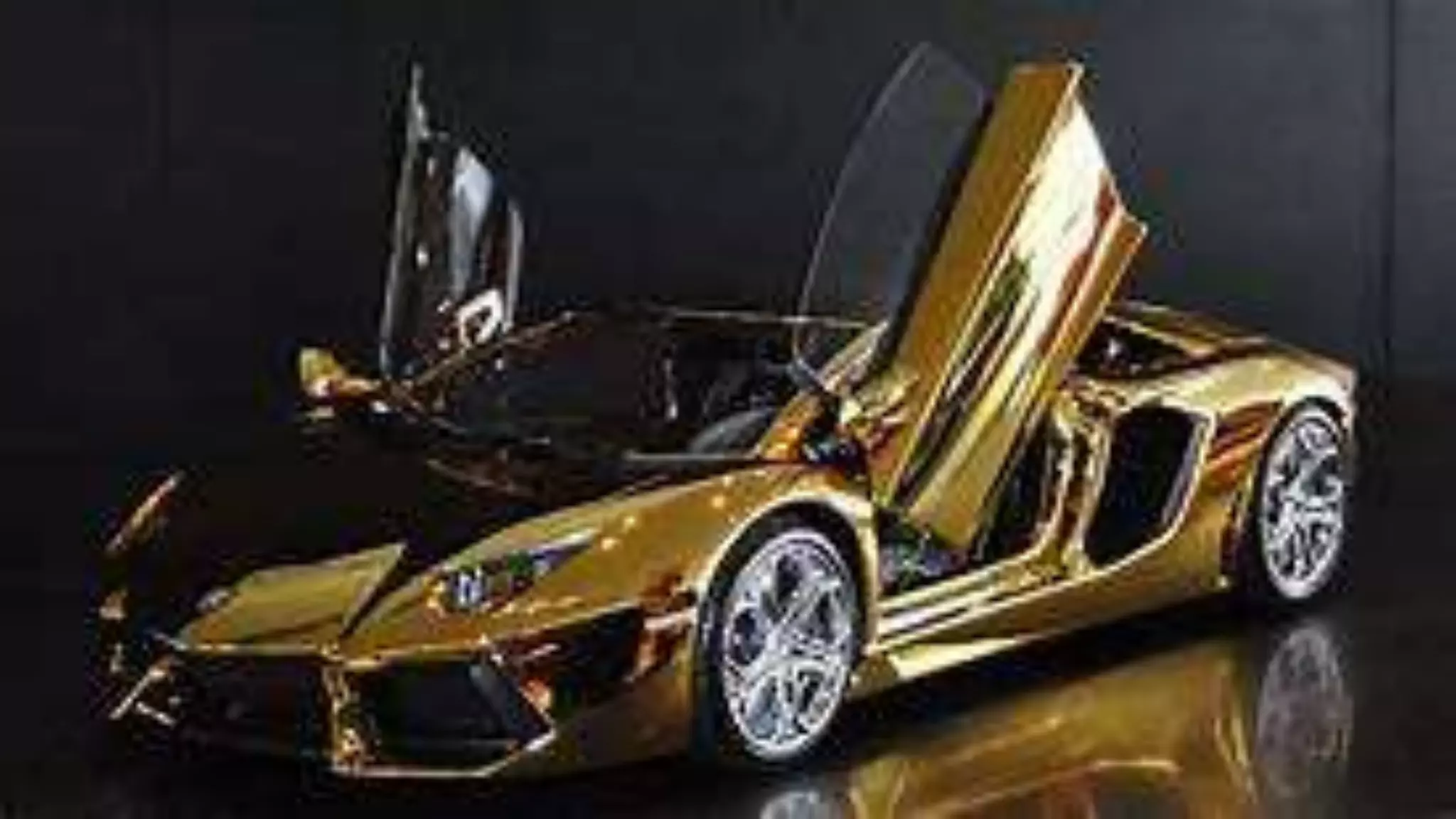 World most expensive gold cars