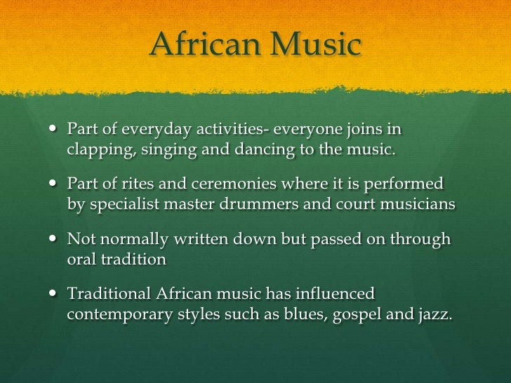 World music african