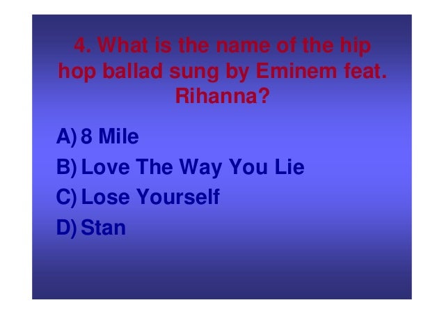 rihanna slides quiz
