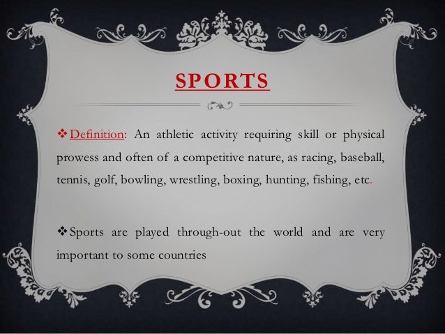 world of sports