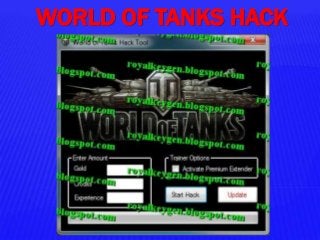 WORLD OF TANKS HACK
 