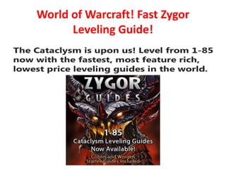 World of Warcraft! Fast Zygor Leveling Guide! 