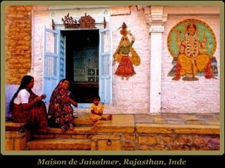 Maison de Jaisalmer, Rajasthan, Inde 