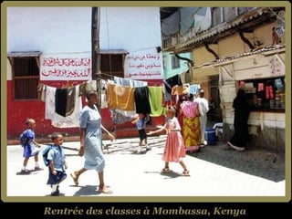 Rentrée des classes à Mombassa, Kenya 
