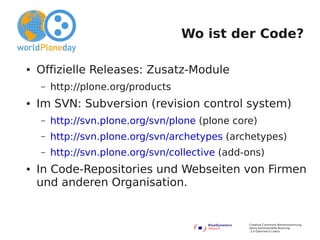 Plone - Community, Entwicklung, Support