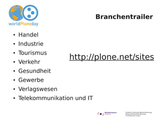 Projekte mit Plone