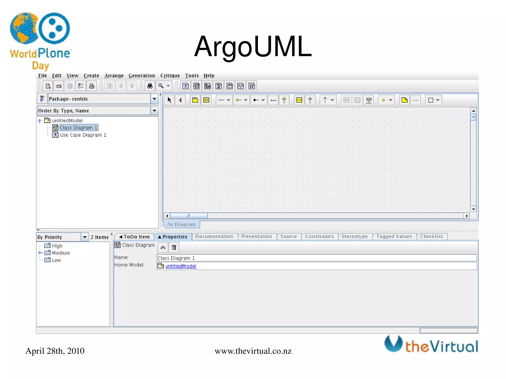 We're interested in data models (entities and relationships), workflows and events. Gui Tools ArgoUML  http://argouml.tigris.org/ 