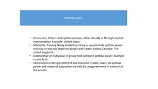 Political Region Example World political region | PPTX