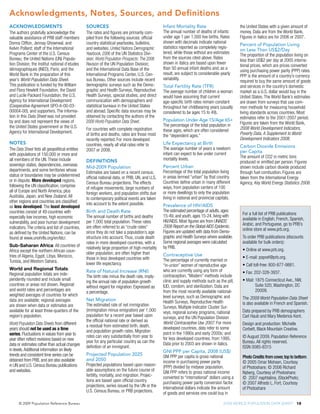 World Population Data Sheet 2009 Pdf