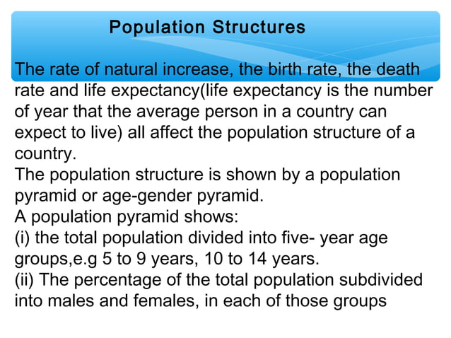 World population distrib and density IGCSE | PPT