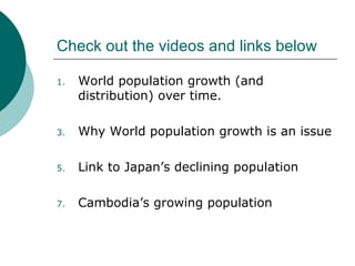 World Population Growth | PPT
