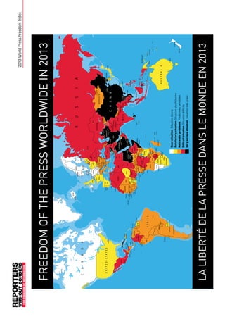 LA LIBERTÉ DE LA PRESSE DANS LE MONDE EN 2013

FIJI

FREEDOM OF THE PRESS WORLDWIDE IN 2013

2013 World Press Freedom Index

 