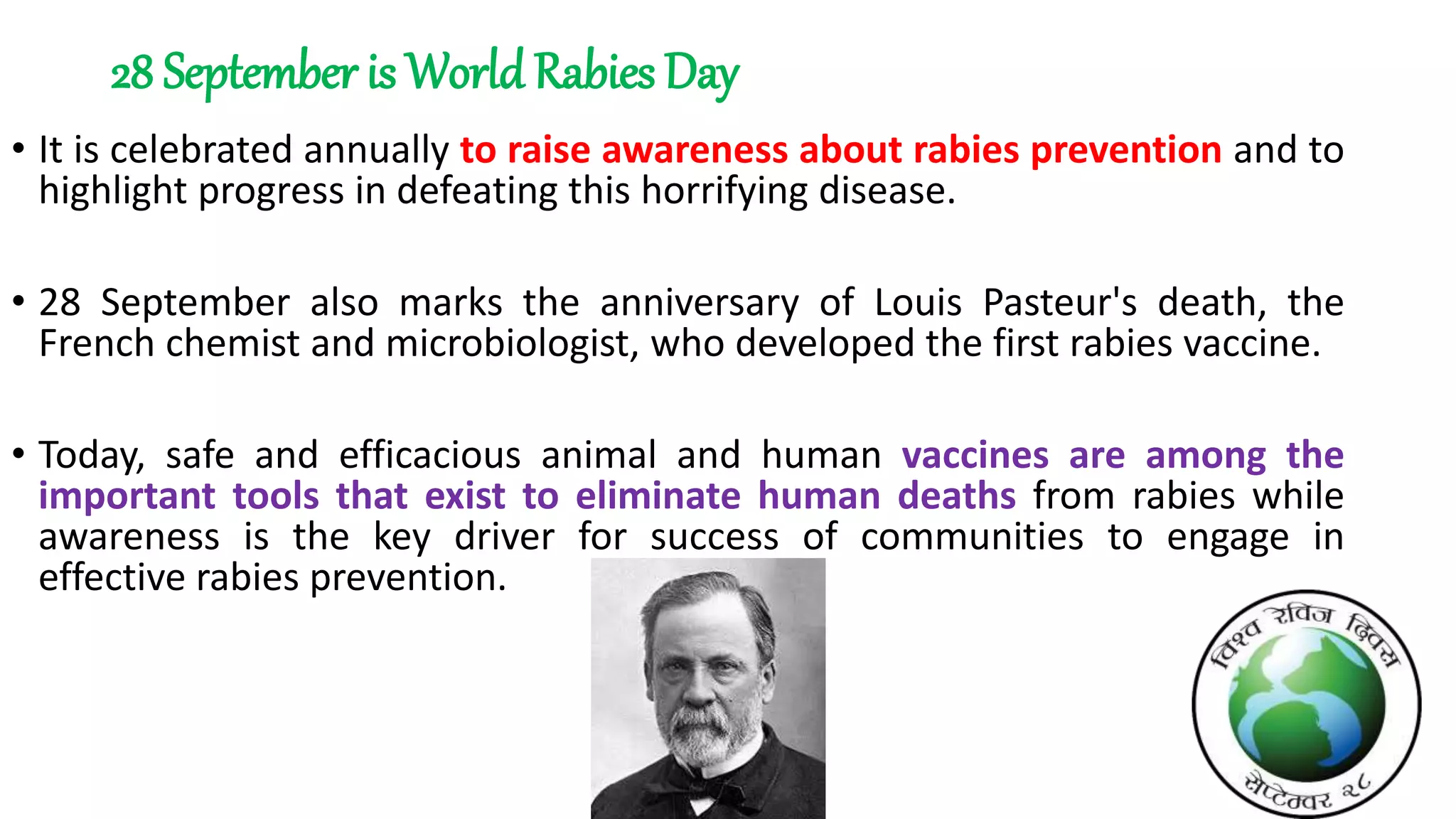 Rabies- World rabies day | PPTX