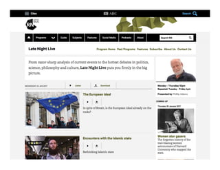 RN Future Tense @RNFutureTense
http://www.abc.net.au/radionational/programs/futuretense
https://itunes.apple.com/us/podcast/future-tense-full-program/id305253468
 